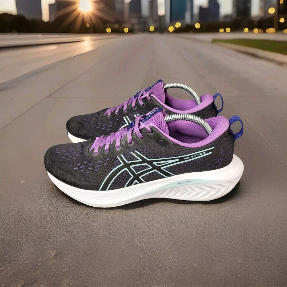 Asics Gel Excite 10 Womens Sz 11 Black Athletic Running Shoes Sneakers 1012B418
